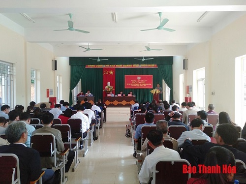 Đại biểu HĐND tỉnh tiếp xúc cử tri huyện Lang Chánh