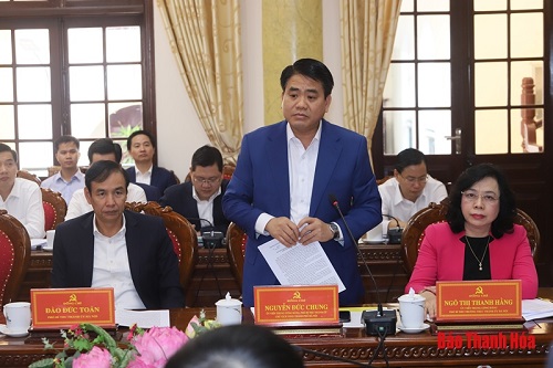 Thúc đẩy hợp tác, phát triển giữa Thủ đô Hà Nội và tỉnh Thanh Hóa