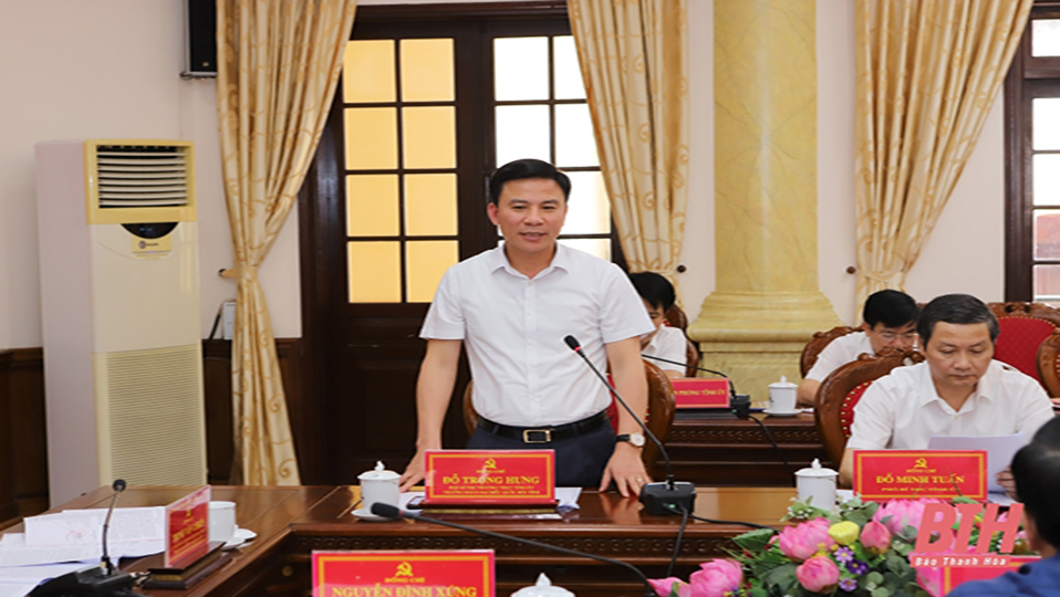Ban Thường vụ Tỉnh ủy Thanh Hóa cho ý kiến đối với các dự án khánh thành và khởi công chào mừng Đại hội Đảng bộ tỉnh lần thứ XIX