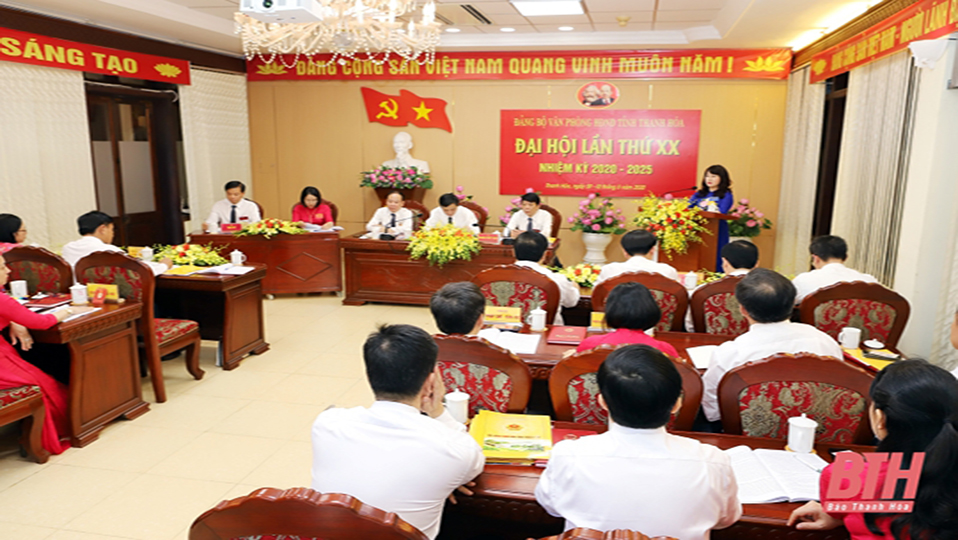 Đại hội Đảng bộ Văn phòng HĐND tỉnh Thanh Hoá lần thứ XX