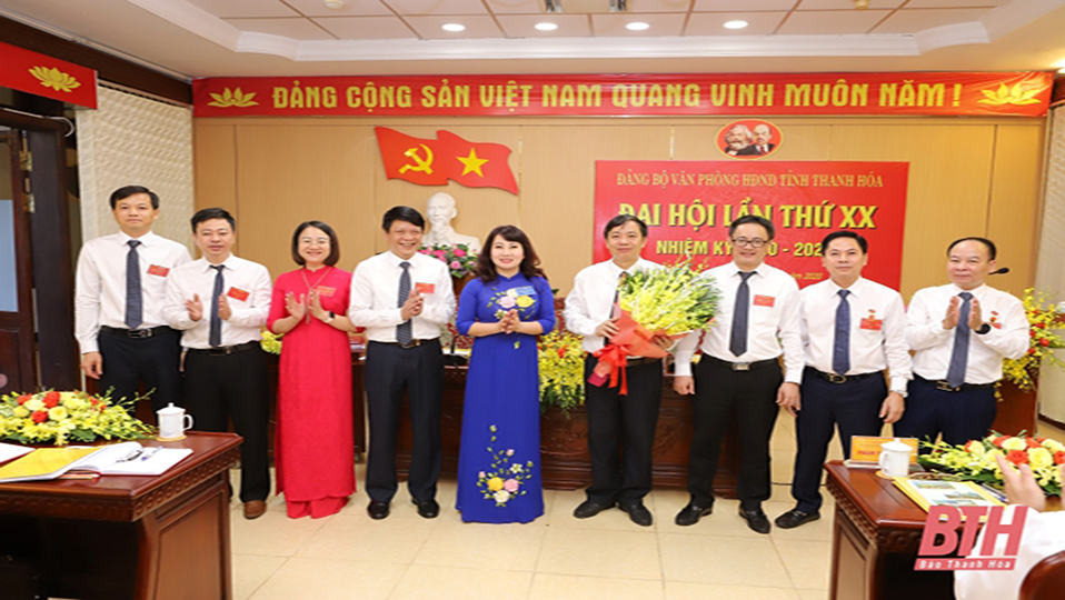 Đại hội Đảng bộ Văn phòng HĐND tỉnh Thanh Hoá lần thứ XX