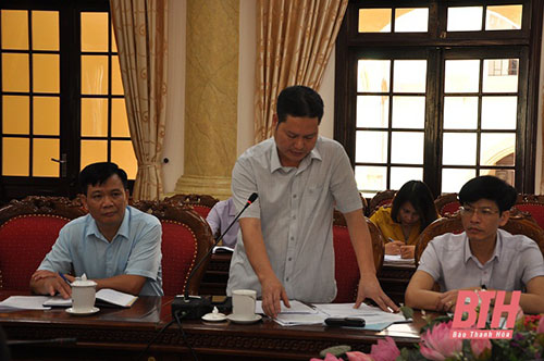 Đánh giá tiến độ triển khai các hoạt động kỷ niệm 90 năm Ngày thành lập Đảng bộ tỉnh Thanh Hóa