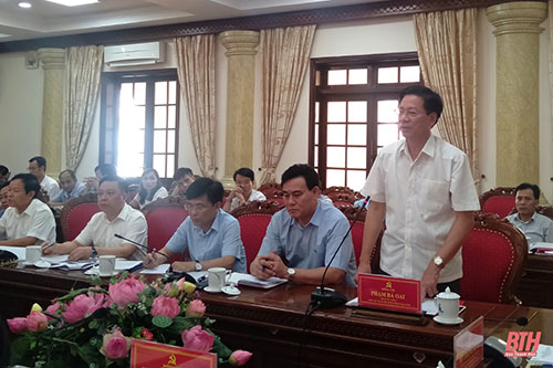 Ban Thường vụ Tỉnh ủy Thanh Hóa duyệt nội dung Đại hội đại biểu Đảng bộ huyện Nông Cống