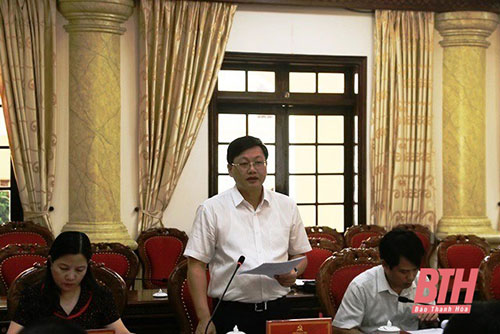 Ban Thường vụ Tỉnh ủy Thanh Hóa duyệt nội dung Đại hội đại biểu Đảng bộ khối cơ quan và doanh nghiệp tỉnh