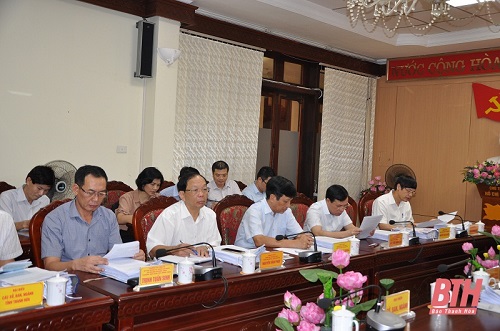 Cho ý kiến vào một số nội dung trình tại Kỳ họp thứ 13, HĐND tỉnh Thanh Hoá khóa XVII