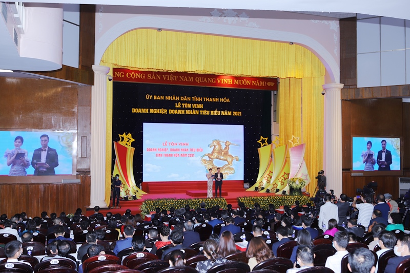 Tôn vinh doanh nghiệp, doanh nhân tiêu biểu tỉnh Thanh Hóa năm 2021