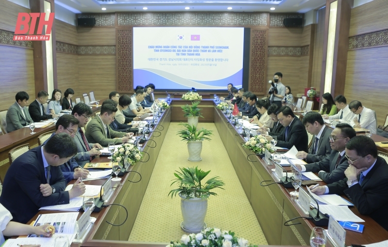 Giữ gìn và phát triển mối quan hệ hợp tác hữu nghị giữa tỉnh Thanh Hóa và TP Seong Nam (Hàn Quốc)