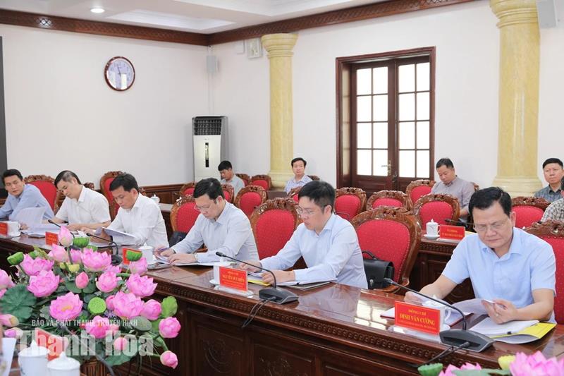 Thông qua kết quả kiểm tra, giám sát đợt 3 đối với Ban Thường vụ Tỉnh ủy Thanh Hóa