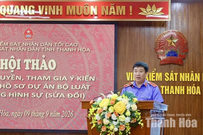 Hội thảo tham gia ý kiến đối với Bộ luật Tố tụng hình sự (sửa đổi)