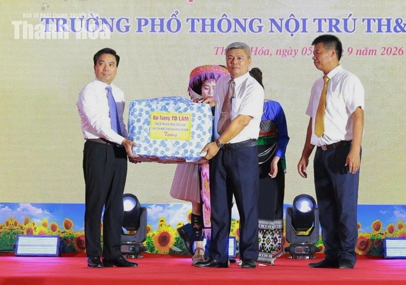 Khai giảng năm học 2026-2027 và khánh thành Trường Phổ thông Nội trú TH&THCS Sơn Thủy