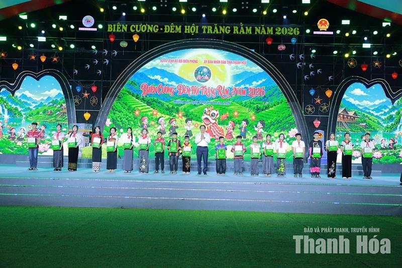 “Biên cương - Đêm hội trăng rằm” năm 2026: Mang mùa trăng yêu thương đến với trẻ em nơi biên giới