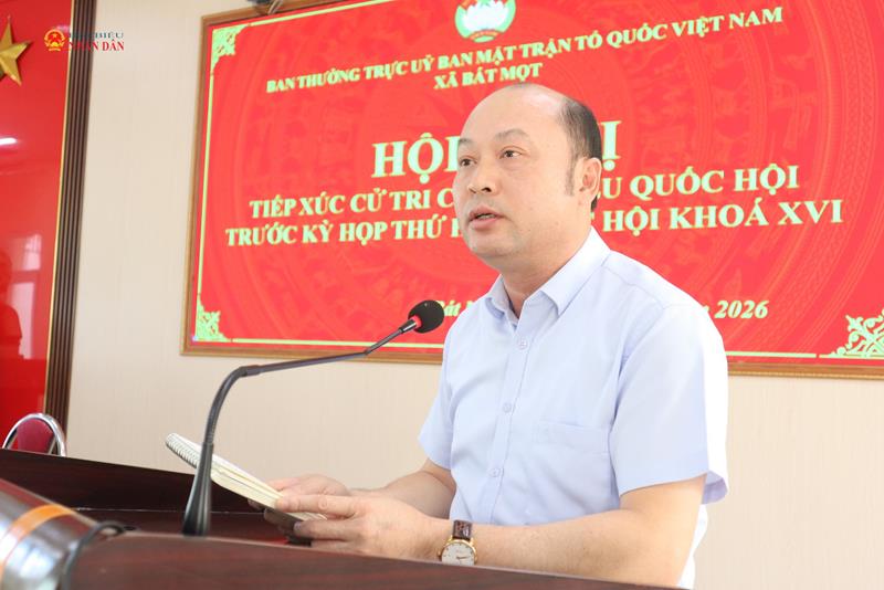 Phó Chủ tịch UBND tỉnh Thanh Hóa Cao Văn Cường phát biểu giải trình một số kiến nghị thuộc thẩm quyền UBND tỉnh
