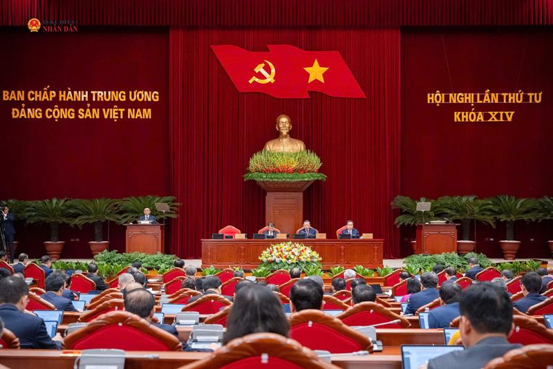 Khai mạc Hội nghị Trung ương 4, khóa XIV