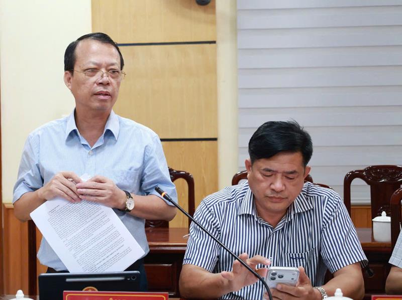 Phó Trưởng ban Kinh tế - Ngân sách HĐND tỉnh Thanh Hóa Đỗ Ngọc Duy phát biểu ý kiến