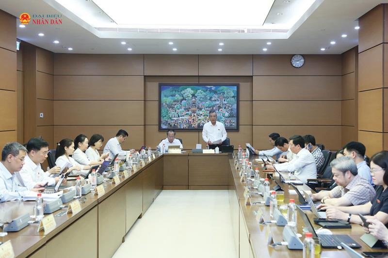 Toàn cảnh thảo luận tại Tổ 13. Ảnh: An Nhiên