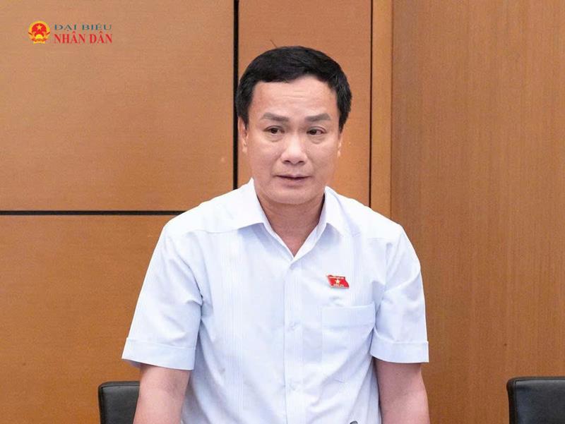 ĐBQH Triệu Thế Hùng (Thanh Hóa) phát biểu thảo luận tổ