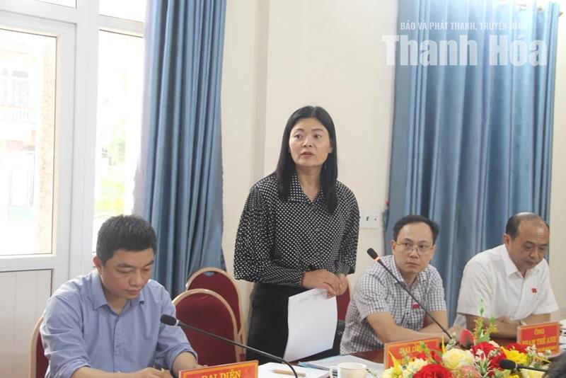 ĐBQH khảo sát việc sắp xếp các cơ sở giáo dục công lập tại xã Hoằng Lộc