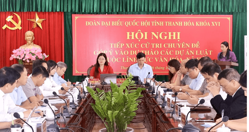 Toàn cảnh buổi TXCT chuyên đề. Ảnh: Trần Hằng