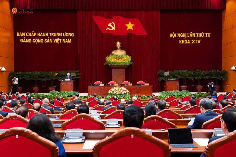 Tổng Bí thư, Chủ tịch nước Tô Lâm phát biểu bế mạc Hội nghị Trung ương 4, khóa XIV