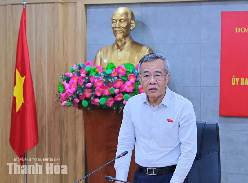 Đoàn ĐBQH tỉnh làm việc với UBND, Ủy ban MTTQ tỉnh và các cơ quan liên quan trước Kỳ họp thứ hai, Quốc hội khóa XVI