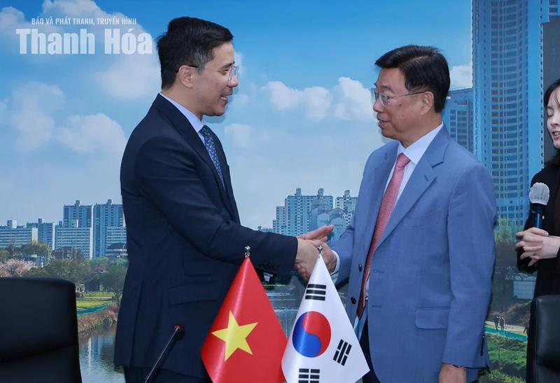 Quan tâm hỗ trợ kết nối thúc đẩy hợp tác Thanh Hóa - Hàn Quốc