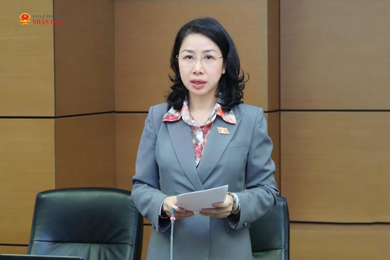 ĐBQH Phan Thị Thùy Linh (Thanh Hóa) phát biểu thảo luận