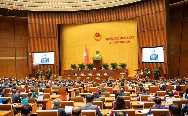 Quang cảnh phiên khai mạc kỳ họp