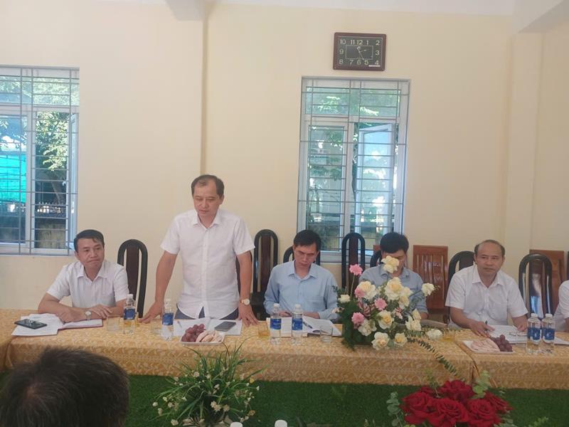 Lãnh đạo UBND xã Như Thanh phát biểu