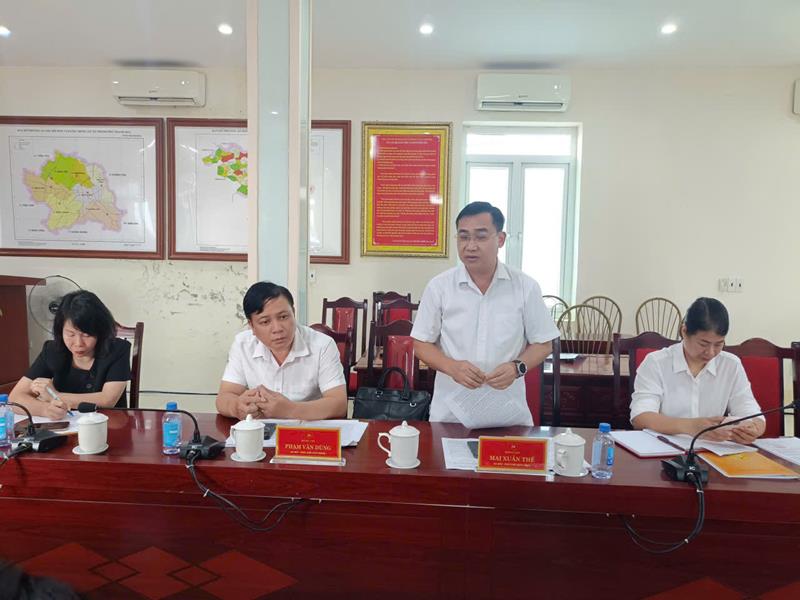 Đồng chí Mai Xuân Thế, Ủy viên BTV Đảng ủy, Phó Chủ tịch