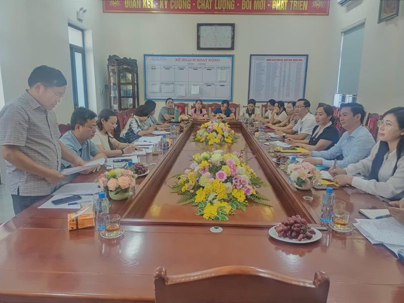 Trưởng Đoàn khảo sát kết luận buổi làm việc