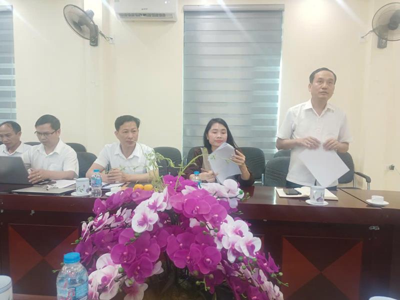 Lãnh đạo UBND xã Linh Sơn phát biểu