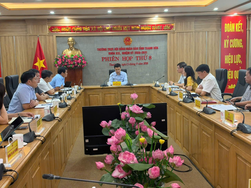 Phiên họp thường kỳ của Thường trực HĐND tỉnh