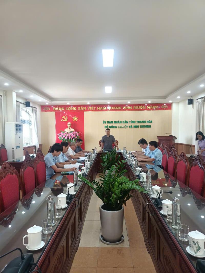 Trưởng Đoàn Kết luận buổi làm việc với Sở Nông nghiệp và Môi trường