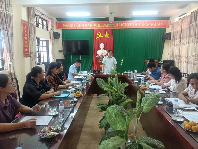 Trưởng Đoàn Kết luận buổi làm việc