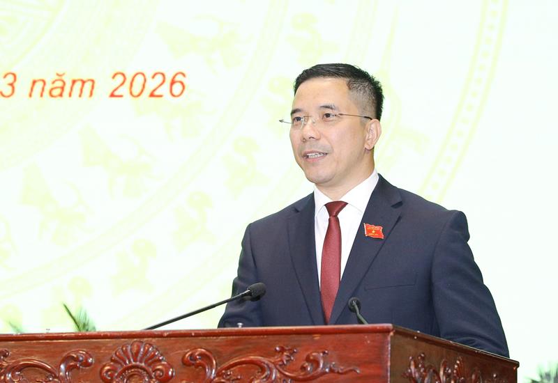 Phó Bí thư Thường trực Tỉnh ủy Nguyễn Hồng Phong được bầu giữ chức Chủ tịch HĐND tỉnh Thanh Hóa nhiệm kỳ 2026 - 2031. Ảnh: Minh Hiếu